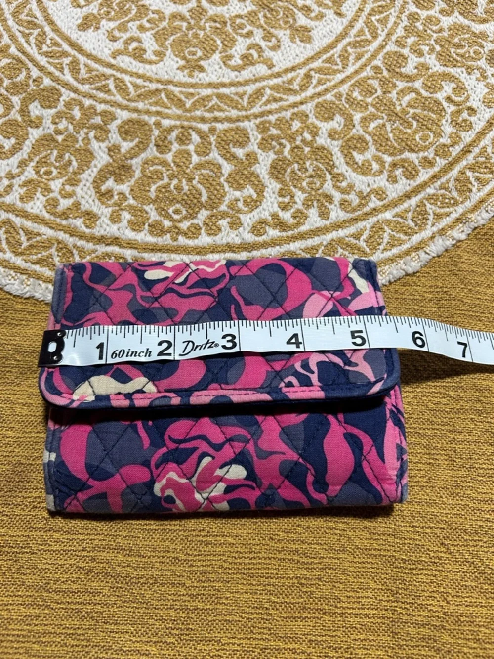 Vera Bradley Katalina Pink Quilted Fold Wallet - Picture 8 of 10
